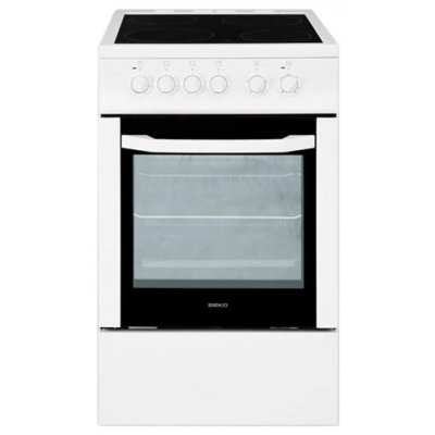 Электрическая плита Beko CSS57000GW (CSS57000GW) Электрическая плита Beko CSS57000GW (CSS57000GW)Электрические плиты Beko<br>электрическая варочная поверхность (стеклокерамика), духовка электрическая, размеры (ШхГхВ): 50x60x85 см, цвет: белый<br>