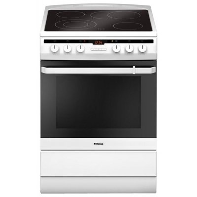 Электрическая плита Hansa FCCW58200 белый (FCCW58200) Электрическая плита Hansa FCCW58200 белый (FCCW58200)Электрические плиты Hansa<br>Ширина 50см; 4 нагревательных элемента Hi Light, электрическая духовка 8 программ нагрева, конверкция, гриль, электронный таймер<br>