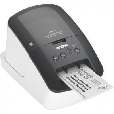 Принтер для этикеток Brother QL-710W (QL-710W) Принтер для этикеток Brother QL-710W (QL-710W)Принтеры этикеток Brother<br>Переносной принтер 300т/д, скорость до 93 изобр/мин.,авторезак, лента до 62 мм., вертикальная печать.,печать штрихкодов, до 2-х строк.,USB 1.1 и выше, Wi-Fi (IEEE802.11b/g/n), редактирование и печать с компьютера<br>