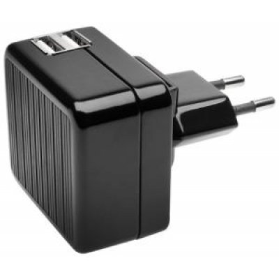 Сетевой адаптер USB Kensington K39690EU (K39690EU) Сетевой адаптер USB Kensington K39690EU (K39690EU)Сетевые адаптеры USB Kensington<br>Адаптер питания для сети 220В с двумя USB-разъёмами Kensington для зарядки мобильных телефонов, КПК, iPod®, iPad и других USB-совместимых устройств. Этот эргономичный адаптер заменит сразу несколько зарядных устройств (в комплекте USB кабелей нет).<br>