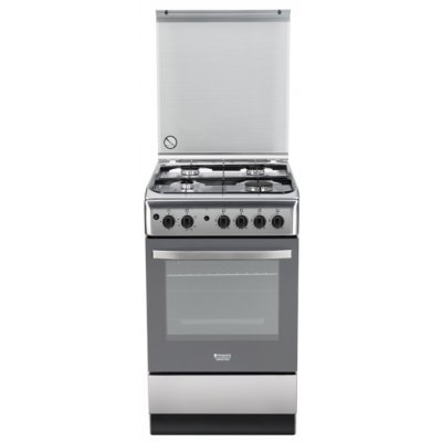 Газовая плита Hotpoint-Ariston H5GG1F (X) (H5GG1F (X) RU) Газовая плита Hotpoint-Ariston H5GG1F (X) (H5GG1F (X) RU)Газовые плиты Hotpoint-Ariston<br>плита газовые конфорки газовая духовка панель из нержавейки ШхГхВ: 50x60x85 см гриль механическое управление<br>