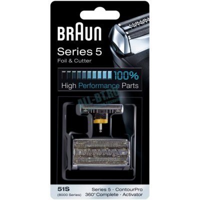 Сетка для бритвы Braun 8000-360 (8000-360 (Сет+р.б)) Сетка для бритвы Braun 8000-360 (8000-360 (Сет+р.б))Сетки для бритвы Braun<br>Cетка для бритв Braun 8000 серии 360° Complete ( 51 S )<br><br>Сменная сетка для бритв Braun 8000 серия 360 Complete подходит для бритв Braun 5 560, 5 550, 5 510, 590cc, 8995, 8985.<br><br>Сделано в Германии.<br>