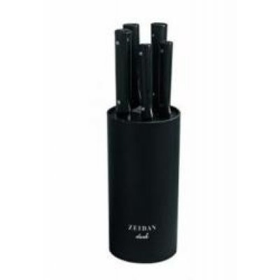 Нож кухонный Zeidan Z-3059 (Z 3059) Нож кухонный Zeidan Z-3059 (Z 3059)Ножи кухонные Zeidan <br>Z-3059 Набор ножей 5 пр + подставка с пласт/волосками Zeidan<br>