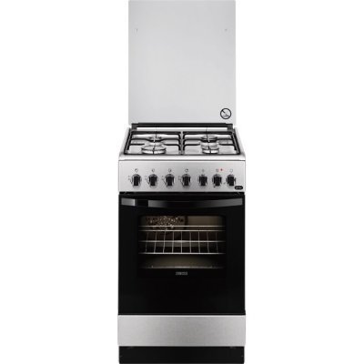 Газовая плита Zanussi ZCK9552H1X (ZCK9552H1X) Газовая плита Zanussi ZCK9552H1X (ZCK9552H1X)Газовые плиты Zanussi<br>Варочная панель газовая<br>Духовка электрическая<br>Тип управления механическое, переключатели: поворотные, электроподжиг автоматический, таймер звуковой<br>Размеры (ШхГхВ) 50x60x85 см<br>Гриль есть<br>Конвекция есть<br>Тип очистки традиционная<br>Особенности духовки подсветка<br>Цвет серебристый<br>Объем духовки 65 ...<br>