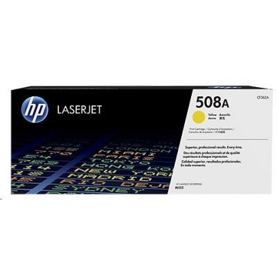 Тонер-картридж для лазерных аппаратов HP CF362A 508A желтый (CF362A) hp 508a cf361a
