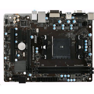 Материнская плата ПК MSI A68HM-P33 V2 (A68HM-P33 V2) Материнская плата ПК MSI A68HM-P33 V2 (A68HM-P33 V2)Материнские платы ПК MSI<br>Мат. плата MSI A68HM-P33 V2 <SFM2+, AMD A68H, 2*DDR3, PCI-E16x, 3PCI-E1x, VGA, DVI, SATA III, GB Lan, mATX, Retail><br>