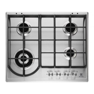 Газовая варочная панель Electrolux GPE 263 FX (GPE263FW) Газовая варочная панель Electrolux GPE 263 FX (GPE263FW)Газовые варочные панели Electrolux<br>газовая варочная поверхность<br> эмалированная поверхность<br> 4 газовые конфорки<br> переключатели поворотные<br> электроподжиг<br> независимая установка<br> габариты (ШхГ) 59.5x51 см<br>