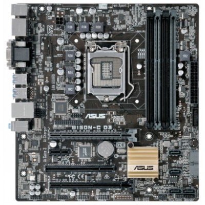 Материнская плата ПК ASUS B150M-C D3 (90MB0MX0-M0EAY0) Материнская плата ПК ASUS B150M-C D3 (90MB0MX0-M0EAY0)Материнские платы ПК ASUS<br>ASUS B150M-C D3//LGA1151,B150,USB3.0,SATA 6G,MB ; 90MB0MX0-M0EAY0<br>