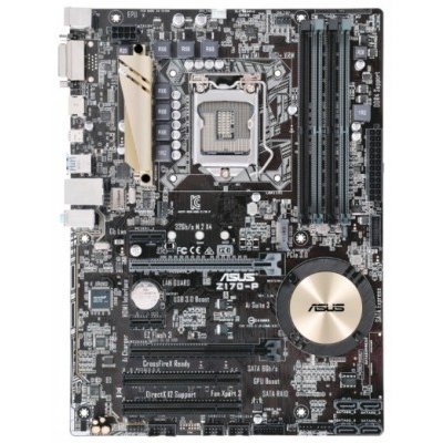 Материнская плата ПК ASUS Z170-P (90MB0NR0-M0EAY0) Материнская плата ПК ASUS Z170-P (90MB0NR0-M0EAY0)Материнские платы ПК ASUS<br>Материнская плата Asus Z170-P LGA 1151 Intel Z170 4xDDR4 ATX AC`97 8ch(7.1) GbLAN RAID RAID1 RAID5 RAID10+DVI+HDMI<br>