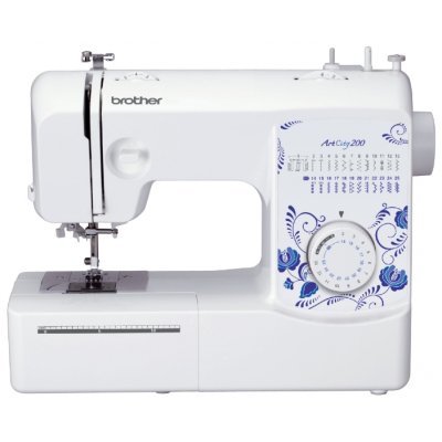Швейная машина Brother ArtCity 200 (ARTCITY200) Швейная машина Brother ArtCity 200 (ARTCITY200)Швейные машины Brother<br>швейная машина<br>электромеханическое управление<br>плавная работа без вибрации<br>25 швейных операций<br>полуавтоматическая обработка петли<br>обметочная строчка<br>рукавная платформа<br>