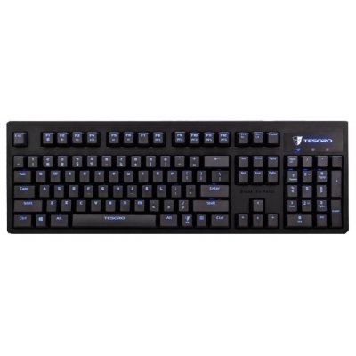 Клавиатура Tesoro Excalibur (Kailh Red) Black USB (TS-G7NL Red) Клавиатура Tesoro Excalibur (Kailh Red) Black USB (TS-G7NL Red)Клавиатуры Tesoro<br>проводная клавиатура<br>интерфейс USB<br>для настольного компьютера<br>классическая конструкция<br>клавиш: 104<br>