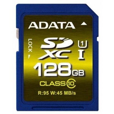 Карта памяти A-Data Premier Pro 128GB SDXC Class 10 UHS-I U1 (ASDX128GUI1CL10-R) Карта памяти A-Data Premier Pro 128GB SDXC Class 10 UHS-I U1 (ASDX128GUI1CL10-R)Карты памяти A-Data<br>Флеш карта SD 128GB A-DATA Premier Pro SDXC Class 10 UHS-I U1 95MB/s<br>