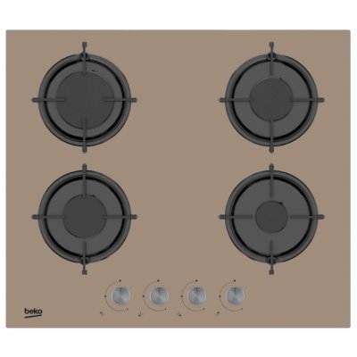 Газовая варочная панель Beko HISG 64222 SBR (HISG 64222 SBR) Газовая варочная панель Beko HISG 64222 SBR (HISG 64222 SBR)Газовые варочные панели Beko<br>Газовая варочная поверхность Beko HISG 64222 SBR бежевый<br>