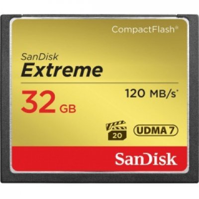 Карта памяти Sandisk 32Gb Compact Flash SDCFXSB-032G-G46 (SDCFXSB-032G-G46) карта памяти compact flash card 64gb sandisk sdcfxsb 064g g46
