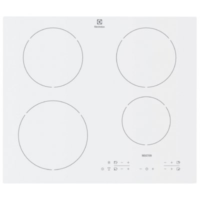 Электрическая варочная панель Electrolux EHH96340IW (EHH96340IW) Электрическая варочная панель Electrolux EHH96340IW (EHH96340IW)Электрические варочные панели Electrolux<br>электрическая варочная панель<br>стеклокерамическая поверхность<br>индукционные конфорки<br>переключатели сенсорные<br>защита от детей<br>индикатор остаточного тепла<br>независимая установка<br>габариты (ШхГ) 59x52 см<br>