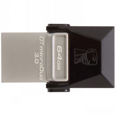 USB накопитель Kingston DTDUO3/64GB (DTDUO3/64GB) USB накопитель Kingston DTDUO3/64GB (DTDUO3/64GB)USB накопители Kingston<br>Внешний накопитель 64GB USB Drive <USB 3.0> Kingston DTDUO3 (DTDUO3/64GB)<br>