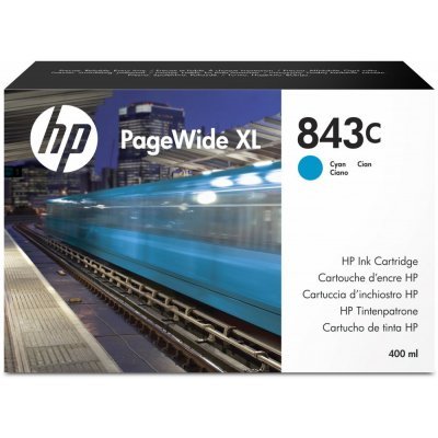 Картридж для струйных аппаратов HP 843C голубой 400ml (C1Q66A) Картридж для струйных аппаратов HP 843C голубой 400ml (C1Q66A)Картриджи для струйных аппаратов HP<br>Cartridge HP 843C с голубыми чернилами 400 мл PageWideXL/PageWide 5000/4x000/8000<br>