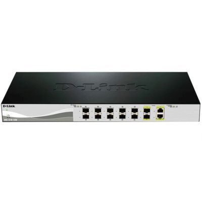 Коммутатор D-Link DXS-1210-12SC/A1A (DXS-1210-12SC/A1A) Коммутатор D-Link DXS-1210-12SC/A1A (DXS-1210-12SC/A1A)Коммутаторы D-Link<br>10 Gigabit Ethernet Smart Switch with 10-port 10G SFP+ and 2-port 10GBASE-T/SFP<br>