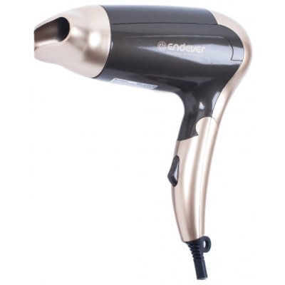 Фен Endever Aurora 451 (Aurora 451) Фен Endever Aurora 451 (Aurora 451)Фены Endever<br>компактный фен<br>мощность 2000 Вт<br>режимов нагрева: 2<br>скоростей: 2<br>складная ручка<br>