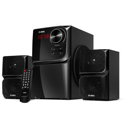 Компьютерная акустика SVEN MS-305 черный (SV-013615) Компьютерная акустика SVEN MS-305 черный (SV-013615)Компьютерная акустика SVEN<br>Колонки Sven MS-305 2.1 черный 40Вт<br>