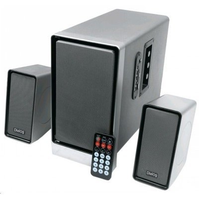 Компьютерная акустика Dialog AP-207 (AP-207) Компьютерная акустика Dialog AP-207 (AP-207)Компьютерная акустика Dialog<br>Колонки Dialog Progressive AP-207 black 2.1, 18W+2*10W RMS, USB+SD reader<br>