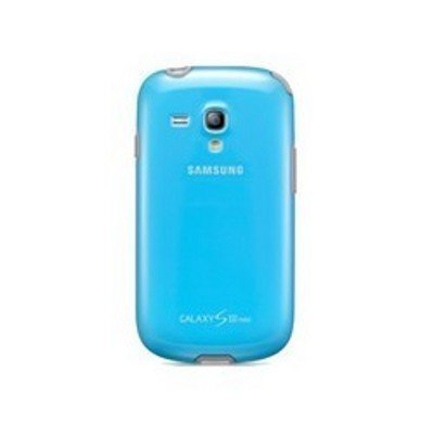 Чехол для смартфона Samsung для S3 mini/I8190 синий (EFC-1M7BBEGSER) (EFC-1M7BBEGSER) Чехол для смартфона Samsung для S3 mini/I8190 синий (EFC-1M7BBEGSER) (EFC-1M7BBEGSER)Чехлы для смартфонов Samsung<br>Силиконовый чехол Protective Cover+ S3 mini/I8190 Blue<br>