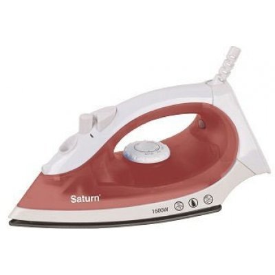 Утюг Saturn ST-CC7113 Бургунди (ST-CC 7113 Burgundy) Утюг Saturn ST-CC7113 Бургунди (ST-CC 7113 Burgundy)Утюги Saturn<br>ST-CC 7113 Burgundy Утюг паровой 1600Вт тефлон Saturn<br>