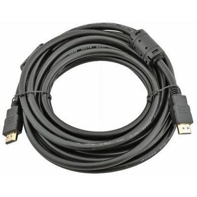 Кабель HDMI Telecom CG511D-5M (CG511D-5M) Кабель HDMI Telecom CG511D-5M (CG511D-5M)Кабели HDMI Telecom<br>Кабель Telecom HDMI to HDMI (19M -19M) ver.1.4b, 2 фильтра, 5м, с позолоченными контактами<br>