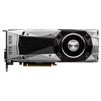 Видеокарта ПК MSI GeForce GTX 1070 1506Mhz PCI-E 3.0 8192Mb 8008Mhz 256 bit DVI HDMI HDCP (GTX 1070 FOUNDERS) Видеокарта ПК MSI GeForce GTX 1070 1506Mhz PCI-E 3.0 8192Mb 8008Mhz 256 bit DVI HDMI HDCP (GTX 1070 FOUNDERS)Видеокарты ПК MSI<br>Видеокарта MSI PCI-E GTX 1070 Founders nVidia GeForce GTX 1070 8192Mb 256bit GDDR5 1506/8008 DVIx1/HDMIx1/DPx3/HDCP Ret<br>