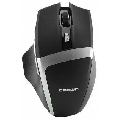 Мышь Crown CMXG-801 черный (CMXG-801 Black) Мышь Crown CMXG-801 черный (CMXG-801 Black)Мыши Crown<br>беспроводная мышь интерфейс USB для настольного компьютера светодиодная, 7 клавиш разрешение сенсора мыши 1600 dpi<br>