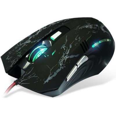 Мышь Crown CMXG-600 (CMXG-600) Мышь Crown CMXG-600 (CMXG-600)Мыши Crown<br>проводная мышь интерфейс USB для настольного компьютера светодиодная, 6 клавиш разрешение сенсора мыши 2200 dpi<br>