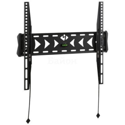 Кронштейн для ТВ и панелей Kromax FLAT-3 черный (FLAT-3 черный) Кронштейн для ТВ и панелей Kromax FLAT-3 черный (FLAT-3 черный)Кронштейн для ТВ и панелей Kromax<br>Кронштейн для телевизора Kromax FLAT-3 черный 22-65 макс.55кг настенный фиксированный<br>