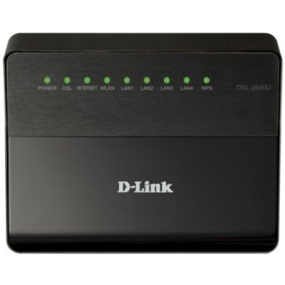 Wi-Fi xDSL точка доступа (роутер) D-Link DSL-2640U/RB/U2B (DSL-2640U/RB/U2B) wi fi роутер