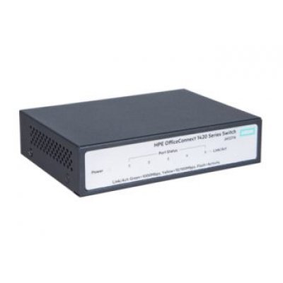 Коммутатор HP 1420 (JH327A) (JH327A) Коммутатор HP 1420 (JH327A) (JH327A)Коммутаторы HP<br>Коммутатор HP 1420 JH327A 5x10/100/1000BASE-T<br>