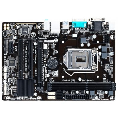Материнская плата ПК Gigabyte GA-H81M-S2PV (rev. 3.0) (GA-H81M-S2PVV3.0) Материнская плата ПК Gigabyte GA-H81M-S2PV (rev. 3.0) (GA-H81M-S2PVV3.0)Материнские платы ПК Gigabyte<br>материнская плата форм-фактора microATX сокет LGA1150 чипсет Intel H81 2 слота DDR3 DIMM, 1333-1600 МГц разъемы SATA: 3 Гбит/с - 2; 6 Гбит/с - 2<br>