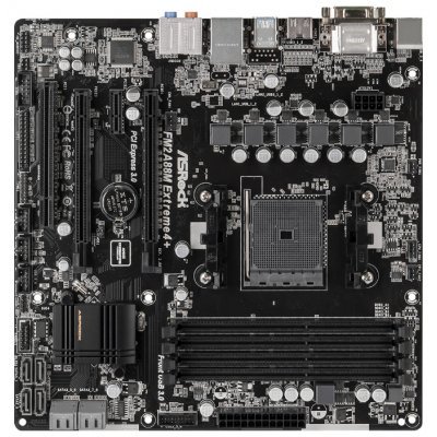 Материнская плата ПК ASRock FM2A88M Extreme4+ R2.0 (FM2A88M EXTREME4+ R2.0) Материнская плата ПК ASRock FM2A88M Extreme4+ R2.0 (FM2A88M EXTREME4+ R2.0)Материнские платы ПК ASRock<br>материнская плата форм-фактора microATX сокет FM2+ чипсет AMD A88X 4 слота DDR3 DIMM, 1066-2400 МГц поддержка CrossFire X разъемы SATA: 6 Гбит/с - 8<br>