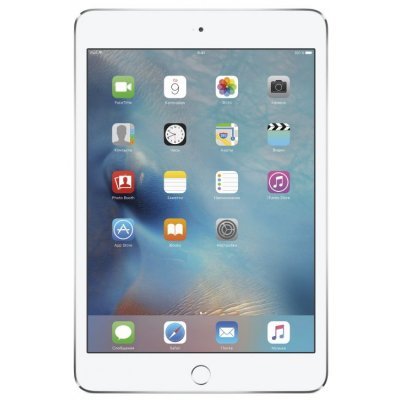Планшетный ПК Apple iPad mini 4 32Gb Wi-Fi серебристый (MNY22RU/A) Планшетный ПК Apple iPad mini 4 32Gb Wi-Fi серебристый (MNY22RU/A)Планшетные ПК Apple<br>сенсорный экран, Multitouch, диагональ: 7.9 (20 см), разрешение: 2048 x 1536, Wi-Fi, Bluetooth, EDGE, A-GPS, ГЛОНАСС, основная камера: 8Мп, фронтальная камера: 1.2Мп, объём встроенной памяти: 32Гб, операционная система: iOS<br>