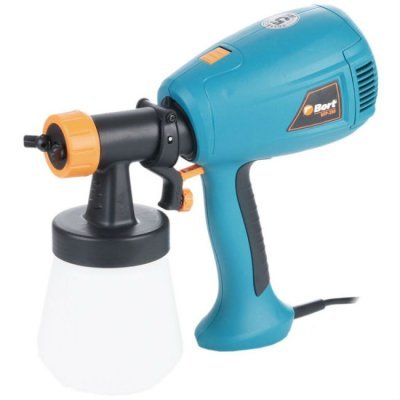 Краскораспылитель Bort BFP-280 (93728595) Краскораспылитель Bort BFP-280 (93728595)Краскораспылители Bort<br>Краскопульт электрический Bort BFP-280 (мощность 280 Вт; производительность 0,24 л/мин; бачок 700 мл<br>