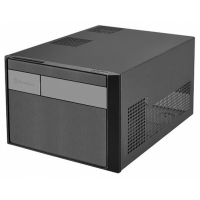 Корпус системного блока Silverstone SG11B Black (SST-SG11B) Корпус системного блока Silverstone SG11B Black (SST-SG11B)Корпуса системного блока Silverstone<br>компьютерный корпус Micro-Tower без блока питания форм-фактор mATX, Mini-ITX спереди: USB x2, наушн., микр. материал: сталь габариты: 270x212x393 мм<br>