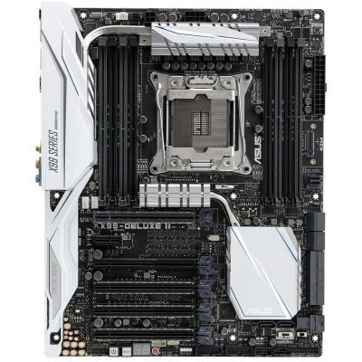 Материнская плата ПК ASUS X99-DELUXE II (X99-DELUXE II) Материнская плата ПК ASUS X99-DELUXE II (X99-DELUXE II)Материнские платы ПК ASUS<br>Материнская плата Asus X99-DELUXE II Soc-2011v3 Intel X99 8xDDR4 ATX AC`97 8ch(7.1) 2xGgE RAID RAID1 RAID5 RAID10<br>