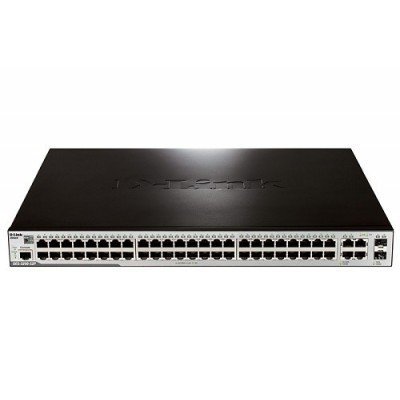 Коммутатор D-Link DES-3200-52P/A (DES-3200-52P/A) Коммутатор D-Link DES-3200-52P/A (DES-3200-52P/A)Коммутаторы D-Link<br>48-Port 10/100Mbps PoE + 2 Combo 1000BASE-T/SFP + 2 10/100/1000BASE-T L2 Management Switch<br>