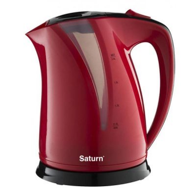 Электрический чайник Saturn ST-EK 8417 RBI красный/черный (ST-EK 8417 RBI) Электрический чайник Saturn ST-EK 8417 RBI красный/черный (ST-EK 8417 RBI)Электрические чайники Saturn <br>чайник, Материал корпуса: пластик, Объем: 2 л., Тип нагревательного элемента: закрытая спираль<br>