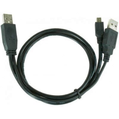 Кабель USB Gembird 2.0 CCP-USB22-AM5P-3 0.9м (CCP-USB22-AM5P-3) Кабель USB Gembird 2.0 CCP-USB22-AM5P-3 0.9м (CCP-USB22-AM5P-3)Кабели USB Gembird<br>Кабель USB 2.0 Pro Gembird/Cablexpert, 2xAM/miniBM 5P, 0.9м, экран, черный, пакет CCP-USB22-AM5P-3<br>