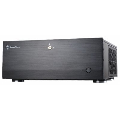 Корпус системного блока Silverstone Grandia SST-GD07B (SST-GD07B) Корпус системного блока Silverstone Grandia SST-GD07B (SST-GD07B)Корпуса системного блока Silverstone<br>компьютерный корпус Full-Desktop<br>без блока питания<br>форм-фактор ATX, mATX, EATX<br>спереди: USB x2, наушн., микр.<br>материал: сталь<br>габариты: 440x175x435 мм<br>вес 7 кг<br>