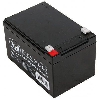 Аккумуляторная батарея для ИБП 3Cott 3C-12120-5S (3C-12120-5S) Аккумуляторная батарея для ИБП 3Cott 3C-12120-5S (3C-12120-5S)Аккумуляторные батареи для ИБП 3Cott<br>Аккумулятор для ИБП 3Cott 3C-12120-5S, 12 В, 12 Ач 5 Star Series<br>