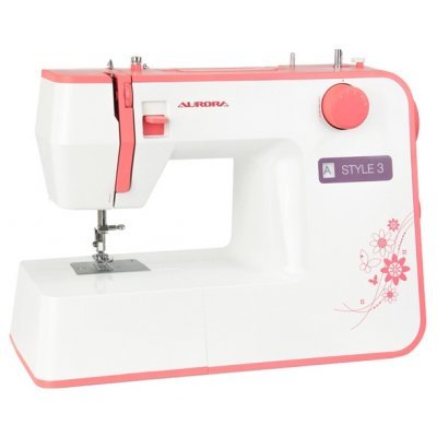 Швейная машина Aurora Style 3 (Aurora Style 3) Швейная машина Aurora Style 3 (Aurora Style 3)Швейные машины Aurora<br>швейная машина<br>электромеханическое управление<br>качающийся челнок<br>количество операций: 10<br>полуавтоматическая обработка петли<br>потайная строчка, эластичная строчка, эластичная потайная строчка<br>швейный советник<br>рукавная платформа<br>