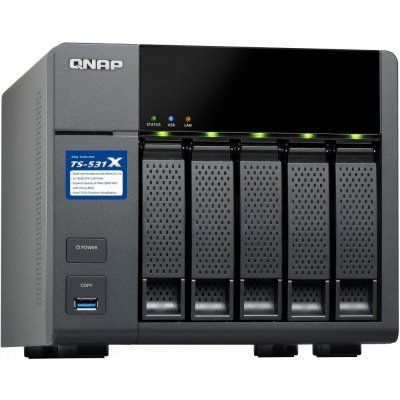 Рэковое сетевое хранилище (Rack NAS) Qnap TS-531X-2G (TS-531X-2G) Рэковое сетевое хранилище (Rack NAS) Qnap TS-531X-2G (TS-531X-2G)Рэковые сетевые хранилища (Rack NAS) Qnap<br>СХД настольное исполнение 5BAY NO HDD USB3 TS-531X-2G QNAP<br>