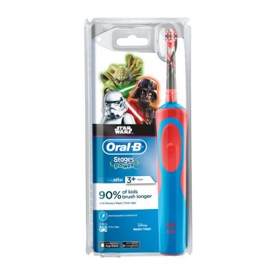 Зубная щетка электрическая Braun Oral-B StagesPower StarWars красный/синий (80285306) Зубная щетка электрическая Braun Oral-B StagesPower StarWars красный/синий (80285306)Зубные щетки электрические Braun<br>Зубная щетка электрическая Oral-B StagesPower StarWars красный/синий<br>