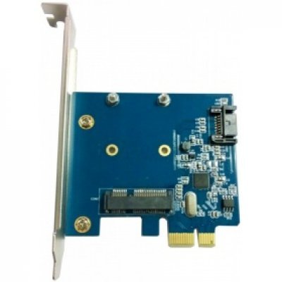 Контроллер SATA Orient A1061S-MS (30288) Контроллер SATA Orient A1061S-MS (30288)Контроллеры SATA Orient<br>Контроллер ORIENT A1061S-MS, PCI-E v2.0 SATA 3.0 6 Gb/s, 2int port: mSATA+SATA, поддержка HDD до 6TB<br>
