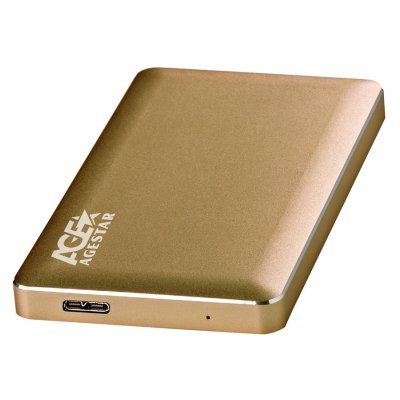 Корпус для жесткого диска Agestar 31UB2A16 золотистый (31UB2A16) Корпус для жесткого диска Agestar 31UB2A16 золотистый (31UB2A16)Корпуса для жестких дисков Agestar<br>Внешний корпус для HDD AgeStar 31UB2A16 SATA алюминий золотистый 2.5<br>